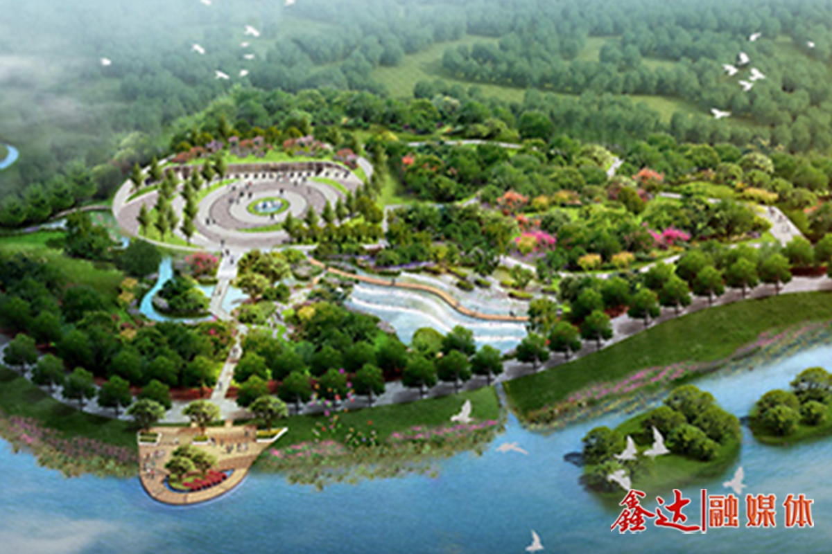 城市后花園！鑫達(dá)助建雄安綠博園市政道路及配套綜合管線工程！